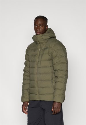 FEMUND ZIP HOOD - Down jacket - olive night