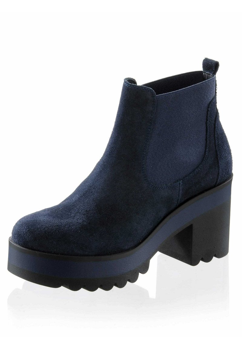 Damen Ankle Boots | Alba Moda Ankle Boot marineblau/blau - HS09115 Damen Ankle Boots | Alba Moda Ankle Boot marineblau/blau - HS09115