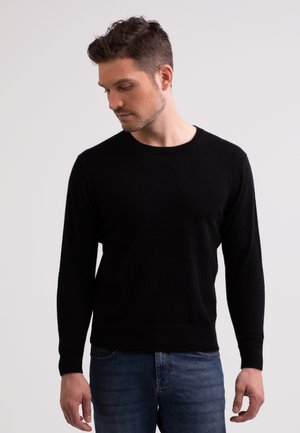 Strickpullover - schwarz