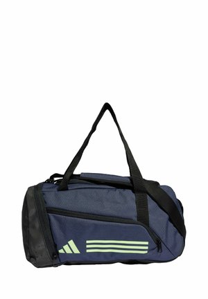 adidas Performance ESSENTIALS 3-STRIPES DUFFEL XSMALL - Valigia - shadow navy   green spark