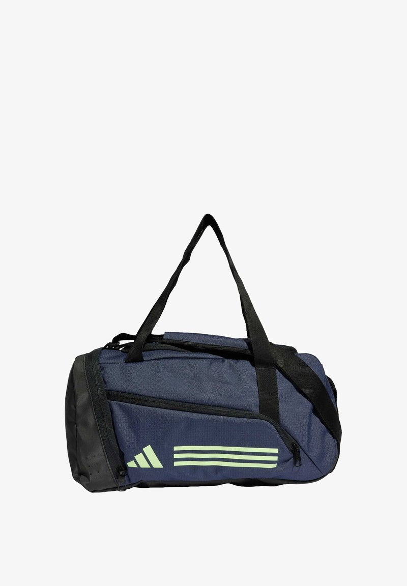 adidas Performance ESSENTIALS 3-STRIPES DUFFEL XSMALL - Valigia - shadow navy green spark