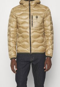 Blauer Dunjakker - beige