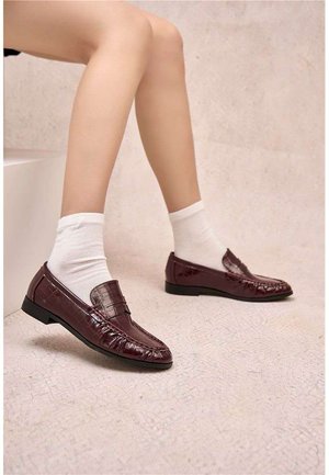 Super Mode, LOAFER MOCASSINS INIA. - Mocassins - bordeaux