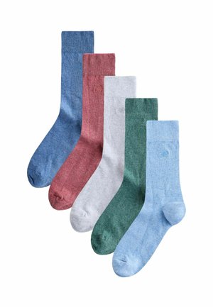 FIVE PACK - Zoknik - blue green grey