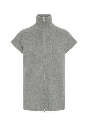 ICHI Cardigan - grey melange