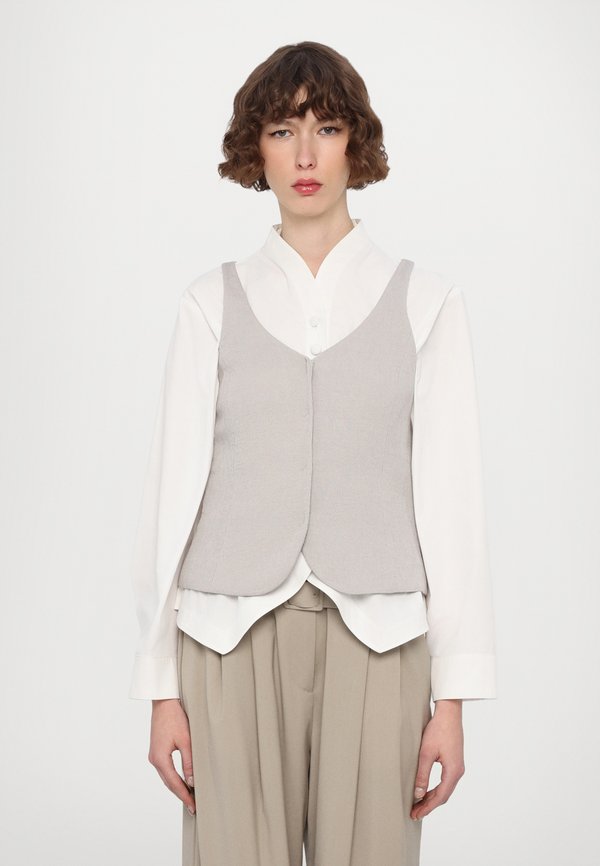 WAISTCOAT - Waistcoat - flint gray