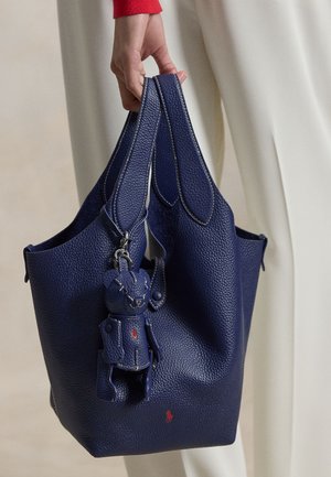 Polo Ralph Lauren POLO PLAY LEATHER TOTE - Τσάντα Tote - ink