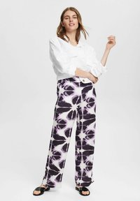 Esprit Collection Παντελόνι - dark purple 4