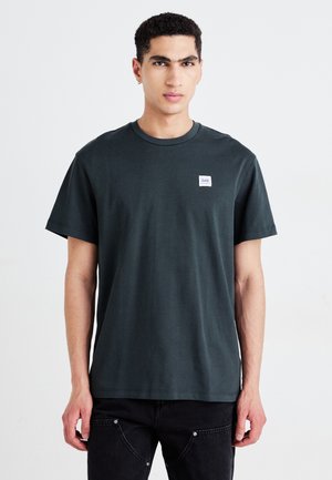 TEE - T-shirt - bas - washed black
