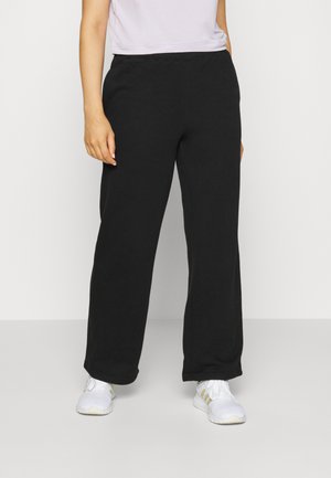 WIDE LEG TRACK PANT - Tracksuit bottoms - black