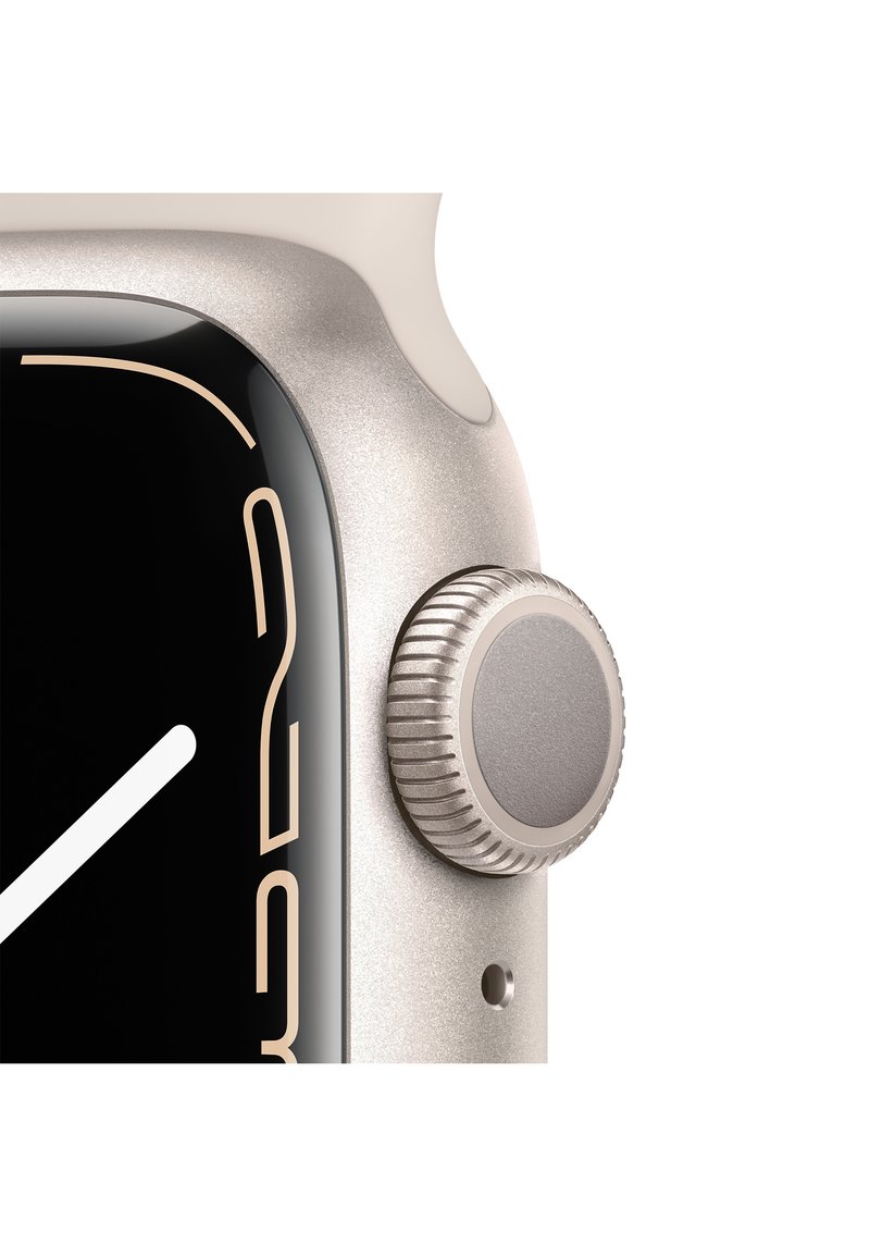 Herren Bälle & Schläger | Apple APPLE WATCH SERIES 7 41MM (GPS) Smartwatch starlight/goldfarben - FL07560 Herren Bälle & Schläger | Apple APPLE WATCH SERIES 7 41MM (GPS) Smartwatch starlight/goldfarben - FL07560