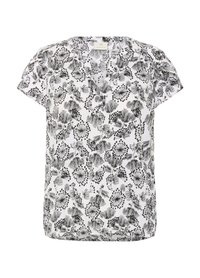 Kaffe KAHALEY PRINTED  - Camicetta - chalk w. black deep aop