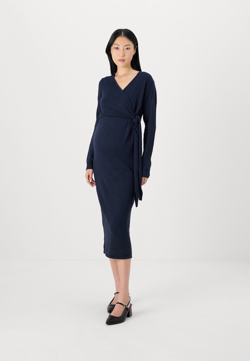 MAMALICIOUS MLFIE TESS DRESS  - Haljina s naramenicama - navy blazer