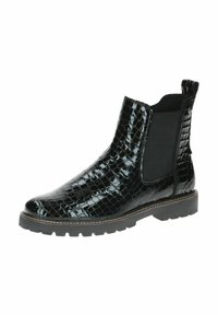 Caprice Klassikalised poolsaapad - black croco