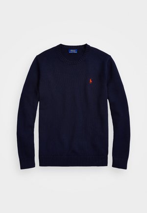 COTTON CREWNECK SWEATER - Pullover - hunter navy