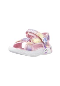Skechers UNICORN DREAMS  - Sandaler - light pink textile/multi trim