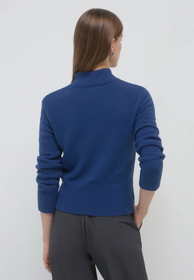 Polo Club Felpa girocollo da donna con interno felpato - blu scuro: in offerta a 49.99€ su