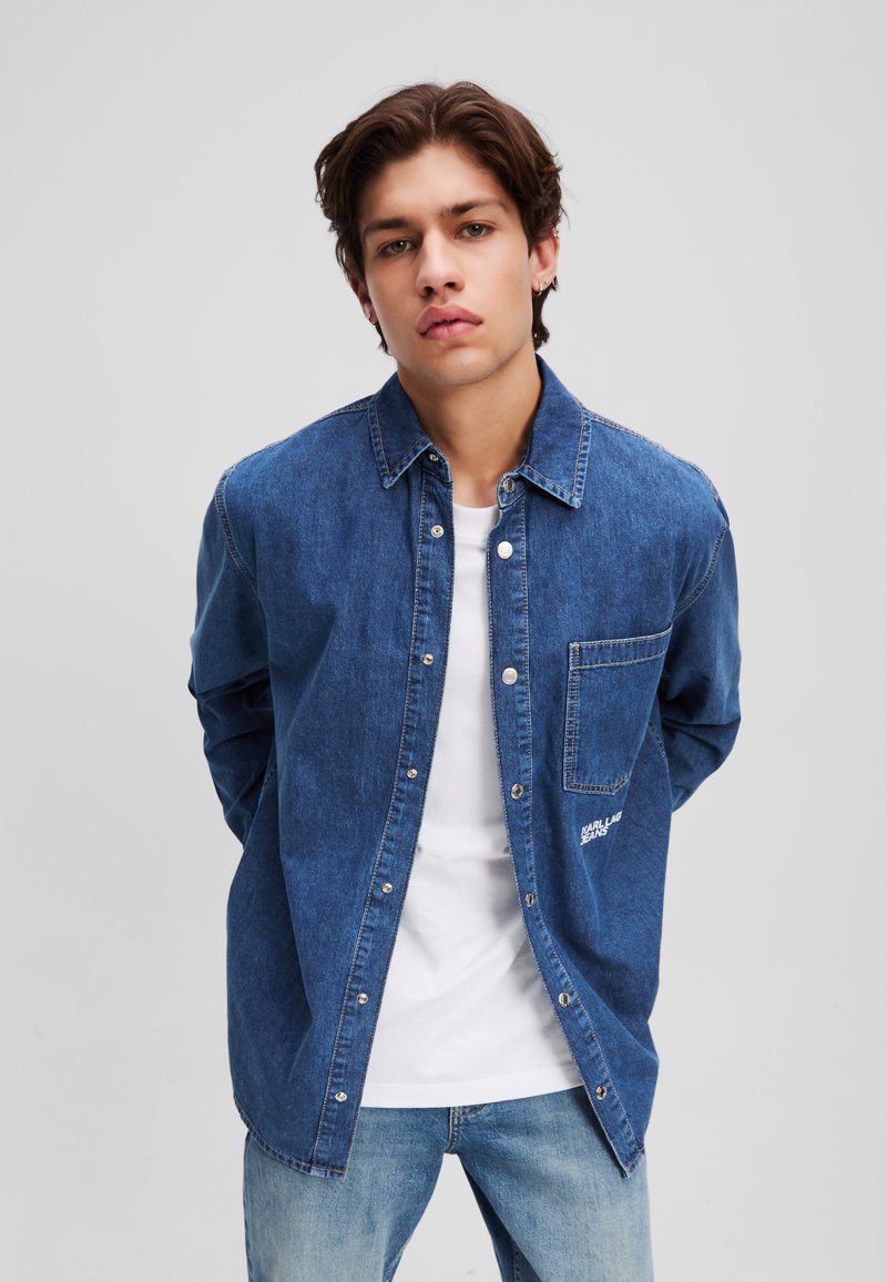 KARL LAGERFELD - Pluus - mid blue, Suurenda