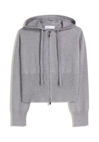 ZIP-UP HOODIE - Strickjacke - dark grey