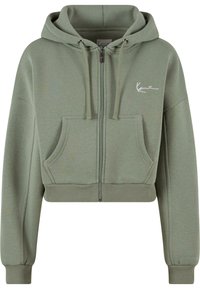 SMALL SIGNATURE ESSENTIAL CROP  - Sweatjacke - green