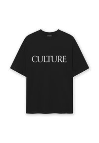 AYLIN UNISEX - Printtipaita - black