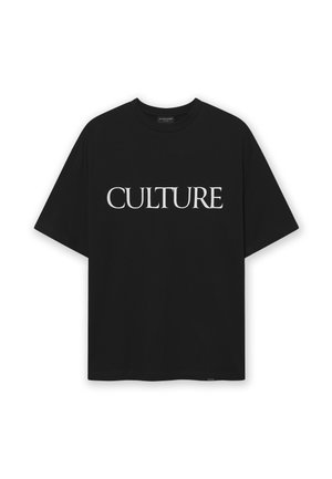Don't Waste Culture AYLIN UNISEX - Print T-shirt - black