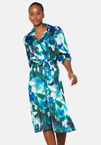 LolaLiza WITH BLURRY - Shirt dress - blue faience