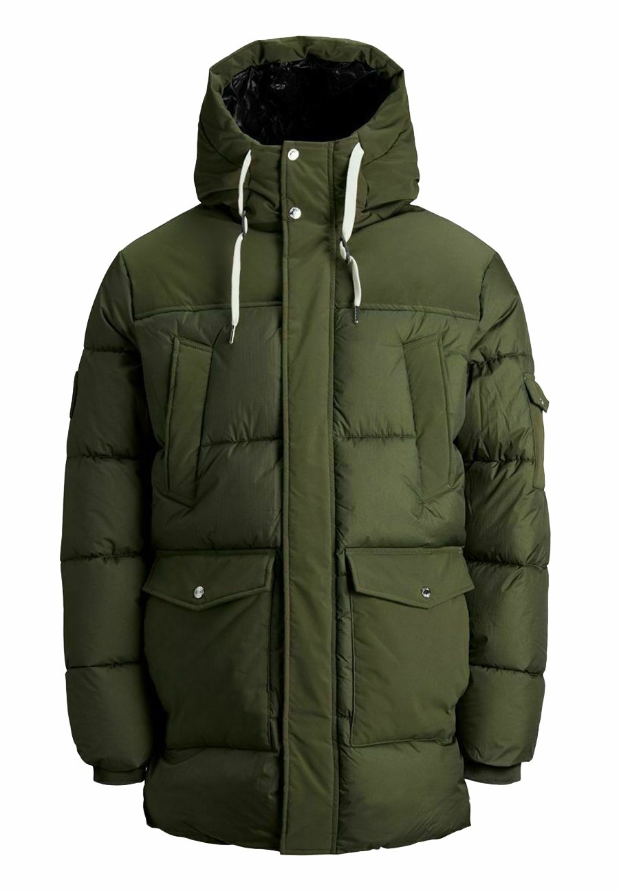 Jack \u0026 Jones Winterjas - olive night/olijfgroen - Zalando.nl