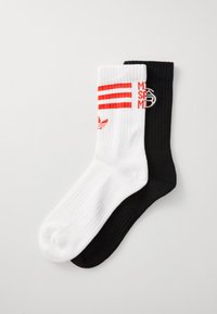 adidas Performance FC BAYERN SOCKS UNISEX 2 PACK - Article de supporter d'équipe de club - black/white