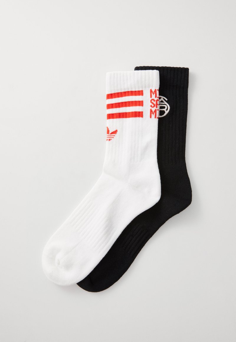 adidas Performance FC BAYERN SOCKS UNISEX 2 PACK - Article de supporter d'équipe de club - black/white