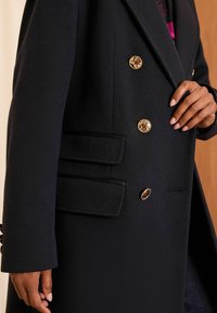 Love & Roses DOUBLE BREASTED HOURGLASS LONGLINE - Klassisk kappa / rock - navy blue