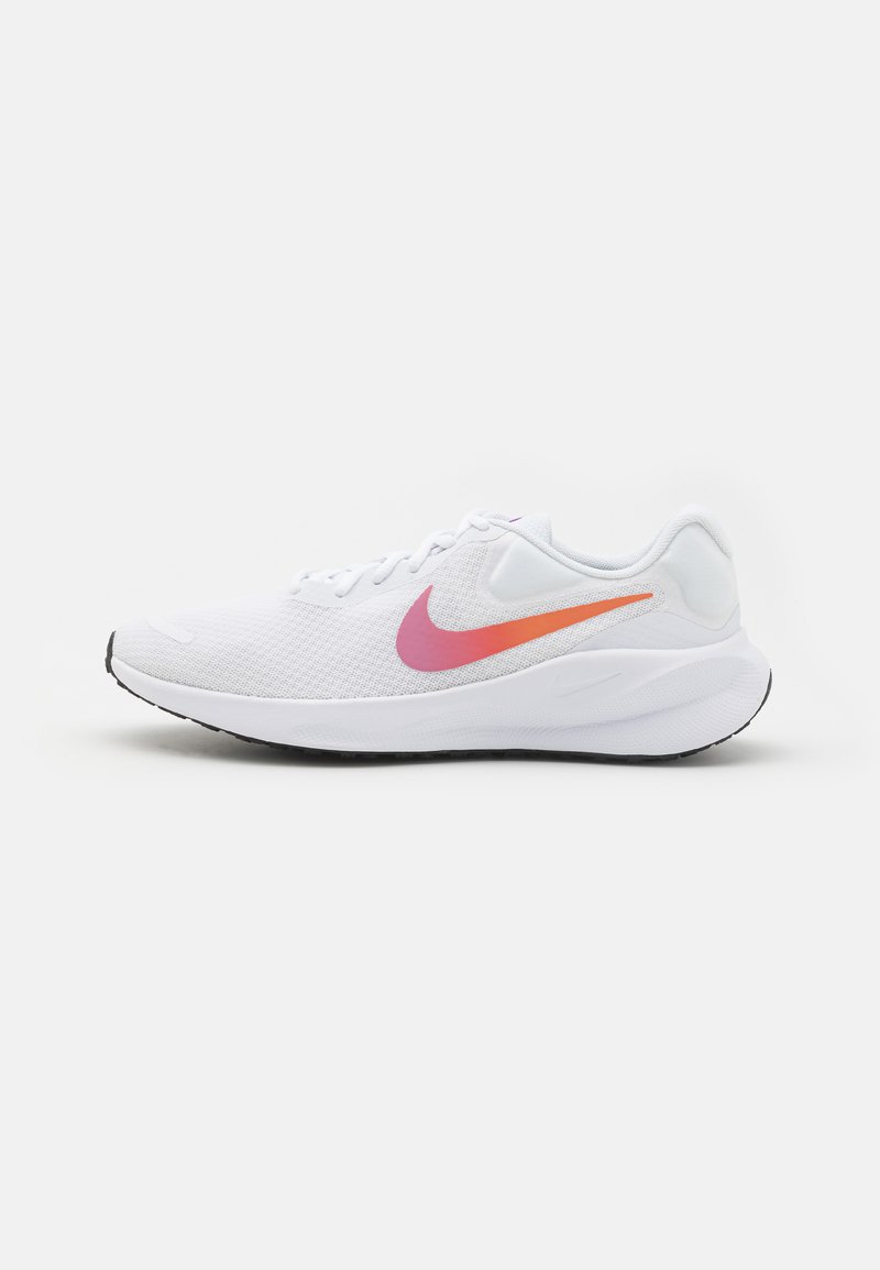 Nike Performance REVOLUTION 7 - Laufschuh Straße - white/hyper crimson/beyond pink/black