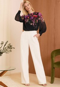 Love & Roses PRINTED CREW NECK-REGULAR FIT - Bluza - black floral