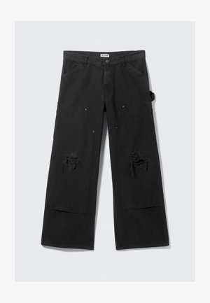 Weekday Vaqueros cargo - black