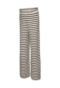 BINA - Wide leg - birch stripes:black
