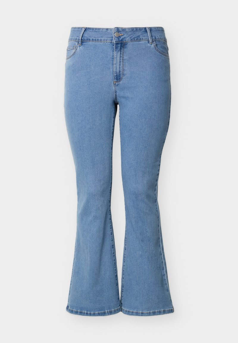 Vero Moda Curve Flared Jeans lichtblauw denim