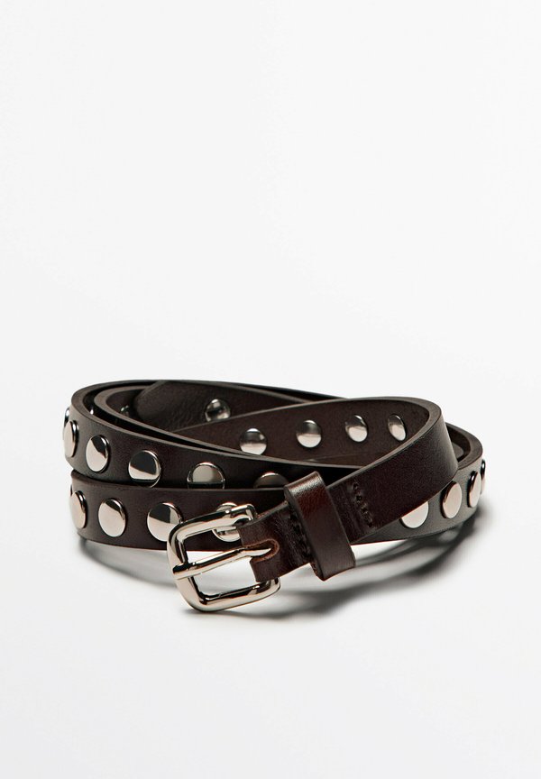 THIN STUDDED - Belt4