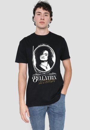 Harry Potter, HARRY POTTER DARK ARTS BELLATRIX LESTRANGE PORTRAIT - Print T-shirt - black
