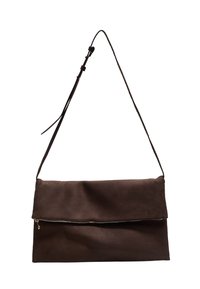 Listová kabelka - dark brown