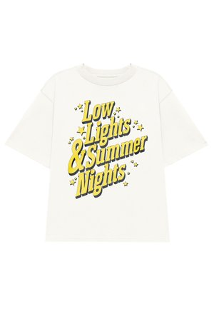 LOW LIGHTS STUDIOS® SUMMER NIGHTS - T-shirt print - ecru