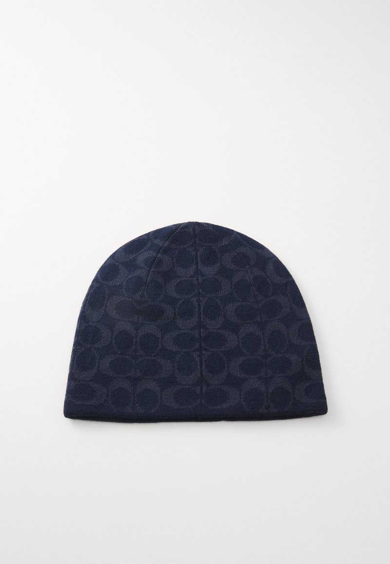 COACH REVERSIBLE BEANIE UNISEX - Beanie - midnight navy/dark  display picture 1
