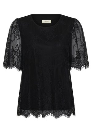 Cream, CRMIRA SHORT SLEEVE - Blouse - pitch black