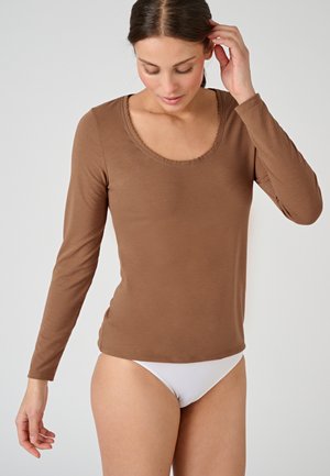 Damart THERMORÉGULANT - Maglietta intima - marron