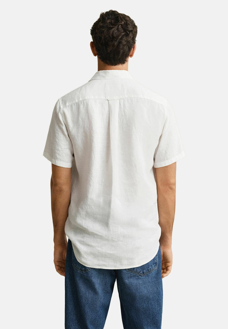 GANT SHORT SLEEVE - Košile - white