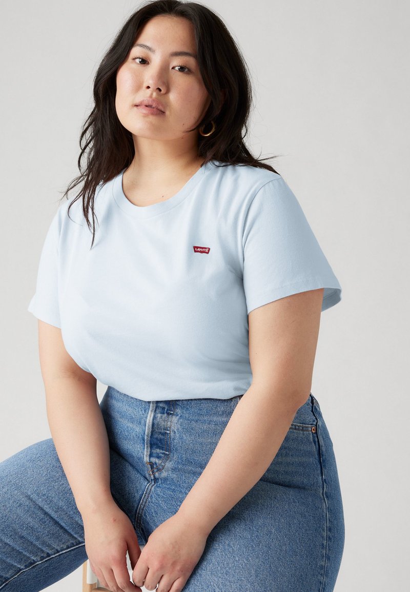 Levi's® Plus PERFECT TEE RAITA - Paprasti marškinėliai - skyway