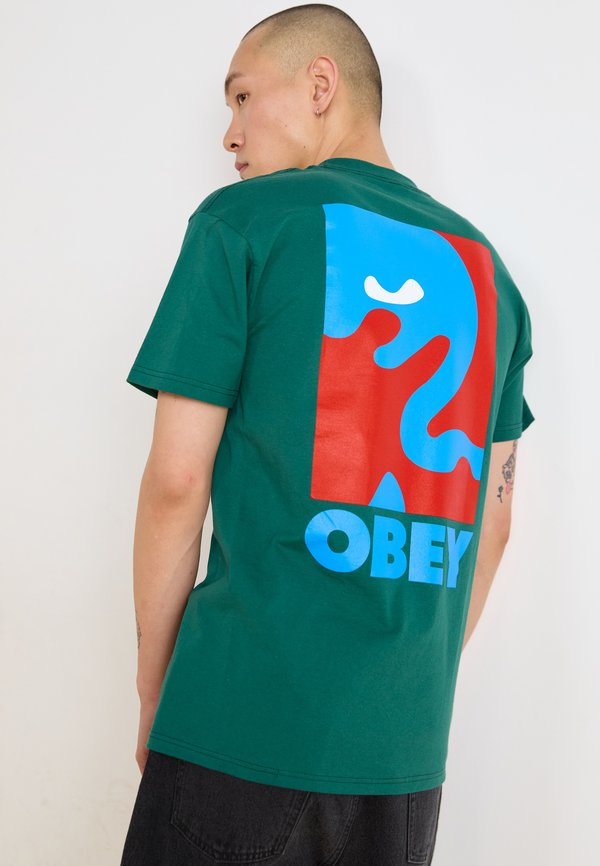 CROPPED ICON - Print T-shirt - rain forest3