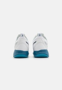 Mizuno WAVE DIMENSION MID - Volejbalové boty - white/moroccan blue/silver