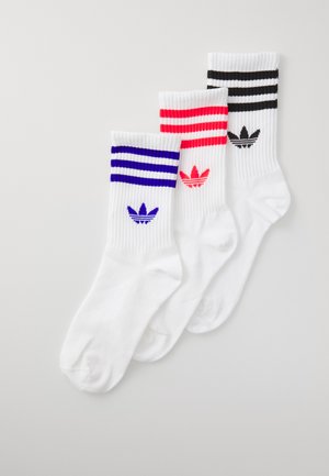 CREW UNISEX 3 PACK - Strømper - white/lucid red/lucid blue