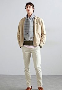 Polo Ralph Lauren REVERSIBLE PLAID WOOL BLEND SCARF - Κασκόλ - grey multi