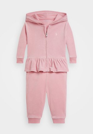 HOOD PANT SET - Pantalon de survêtement - surfside rose